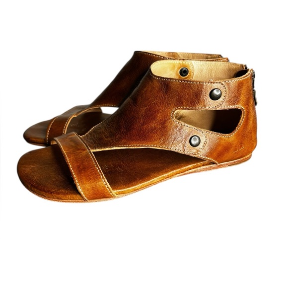 Bed Stu Women's Soto Cafe Latte Tie Dye Leather Gladiator Sandals Size 9 - Picture 6 of 10